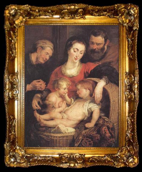 framed  Peter Paul Rubens Holy Family with St.Elizabeth, ta009-2